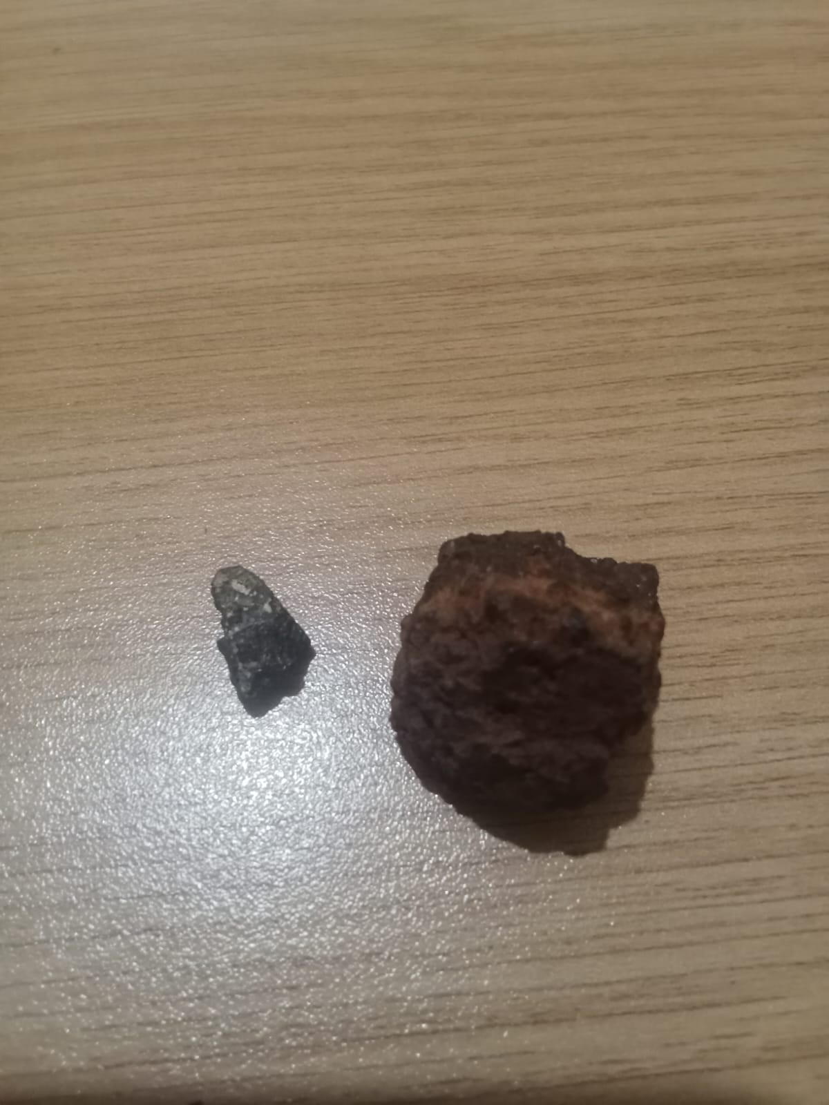 mineral sediment containing iron, copper, and tin